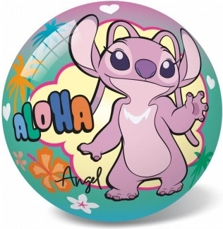 Oppustet bold med Stitch motiv 14 cm