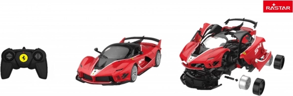 RASTAR Ferrari FXX K RC byggesæt 1:18 – rød