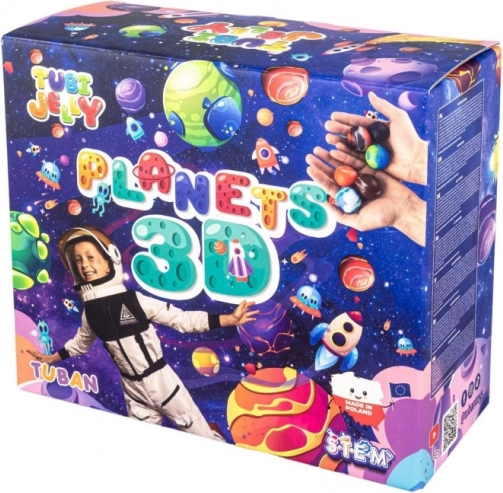 3D Kreativt Sæt Tubi Jelly Planeter