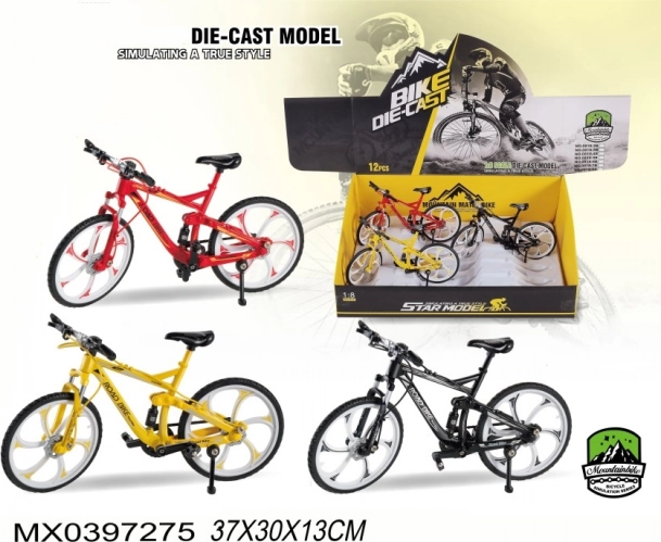 Model af cykel i målestok 1:8
