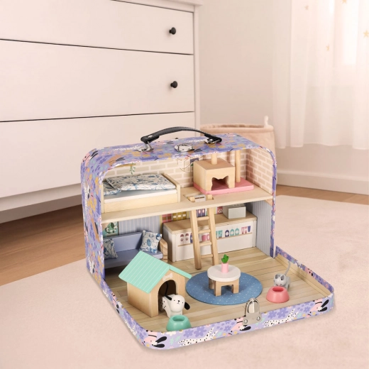 Toetagers mini-bolig med rigt udstyr