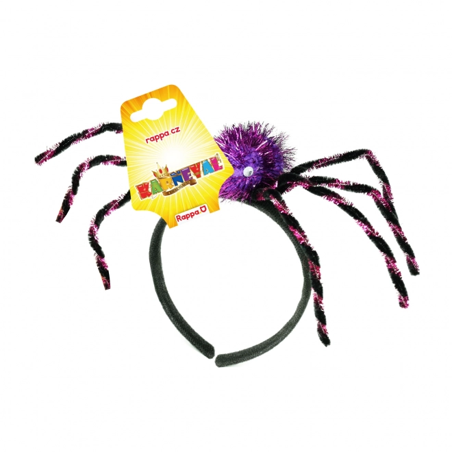 Halloween hårbøjle med edderkop