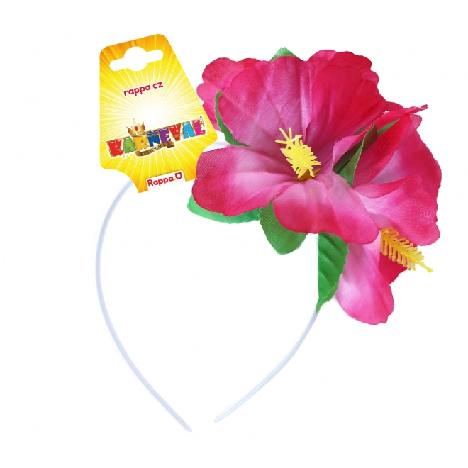 Hawaiiansk pandebånd 3 blomster