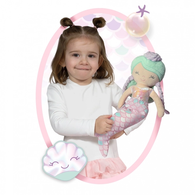DeCuevas 20141 Plysdukke 2i1 OCEAN FANTASY - 36 cm
