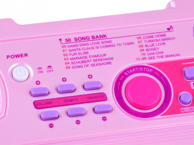Keyboardorgel med belyste taster IN0151