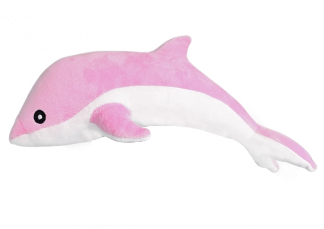 Plys maskot lyserød delfin 70 cm