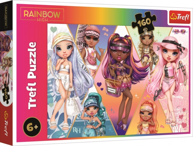 TREFL Puslespil Rainbow High: Glade veninder 160 brikker