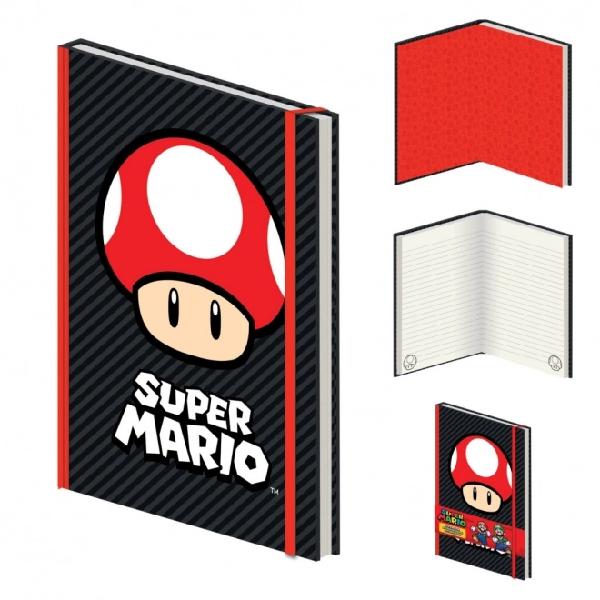 Super Mario blok A5 premium Svamp