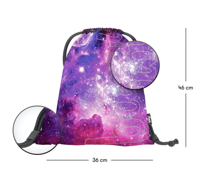 Posetaske BAAGL Skate Galaxy