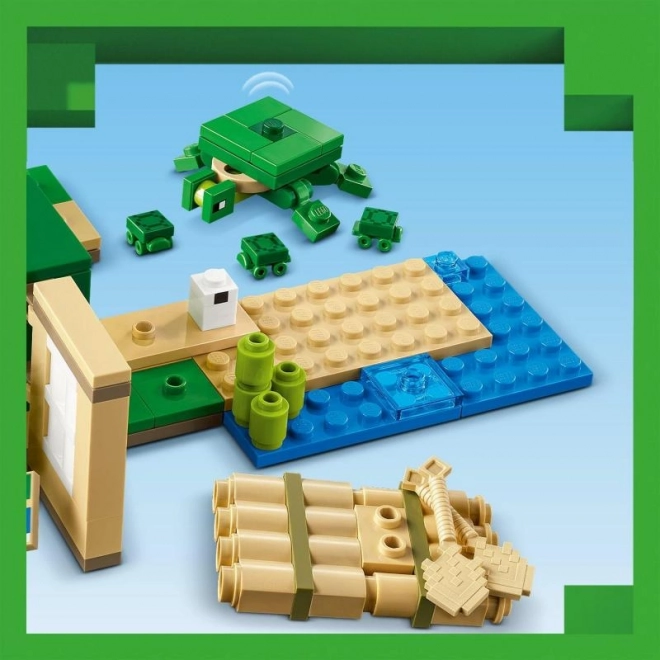 Minecraft Skildpaddedomicil på stranden