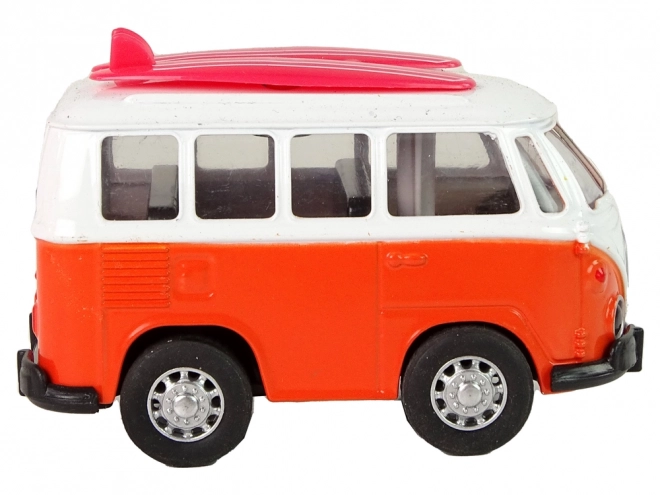 Miniature metal turistbus