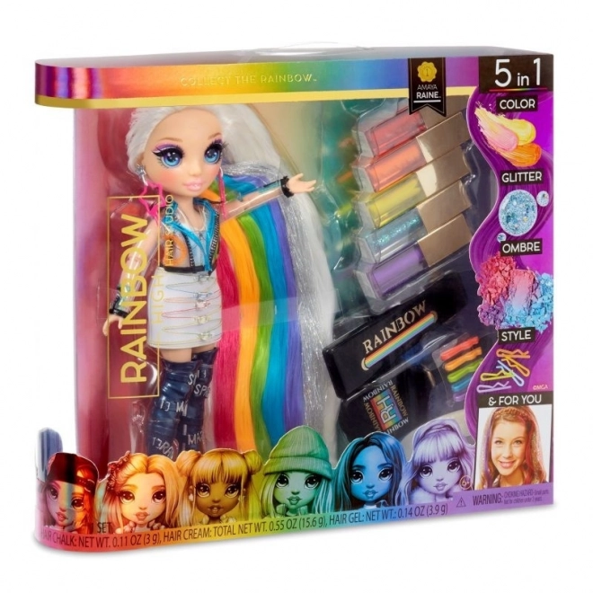 RAINBOW Hårstudie Dukke