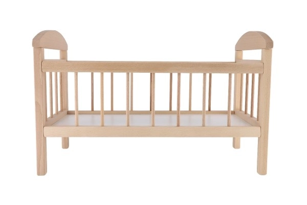Dukke seng træ stor 58,5x33x37,5 cm i pose