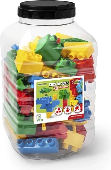 Byggeklodser i bøtte – 70 dele Kids Blocks