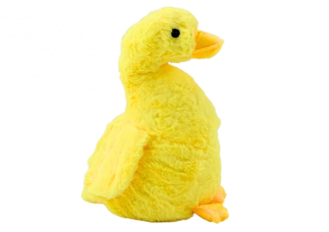 Gul plysbamse gås 40 cm