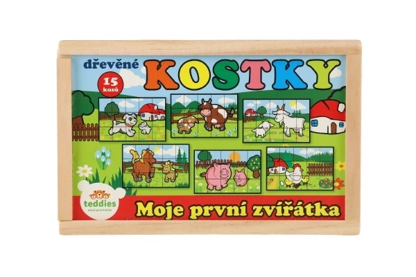Træklodser Mine første dyr 15 stk