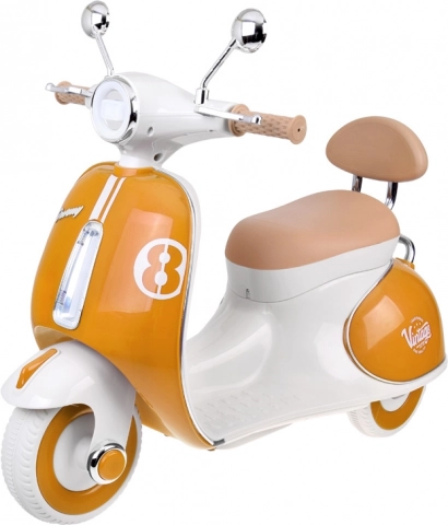 Klassisk elektrisk børnescooter orange – Grøn