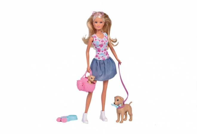 Panenka Steffi med hunde