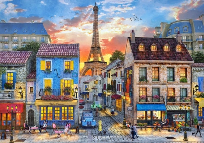 Castorland puslespil Parisiske gader 500 brikker