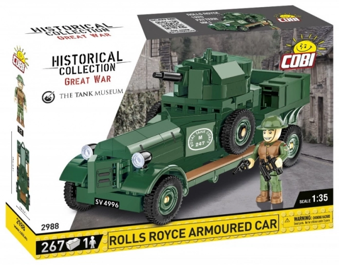 Byggesæt Historisk Samling Rolls-Royce Panserbil 1920 Model Mk I