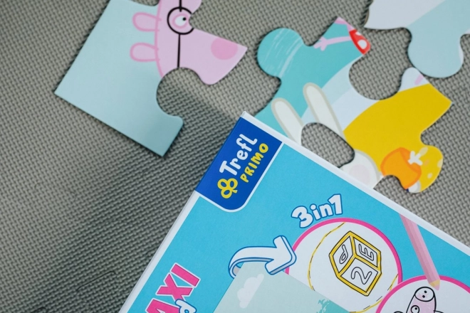Dobbelt-sidet puslespil Peppa Pig SUPER MAXI 24 brikker