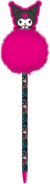 Kuromi-pen med pompon