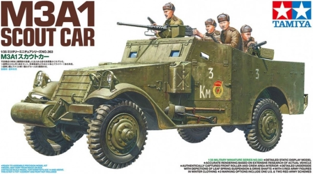 Plastmodel M3A1 Scout Car