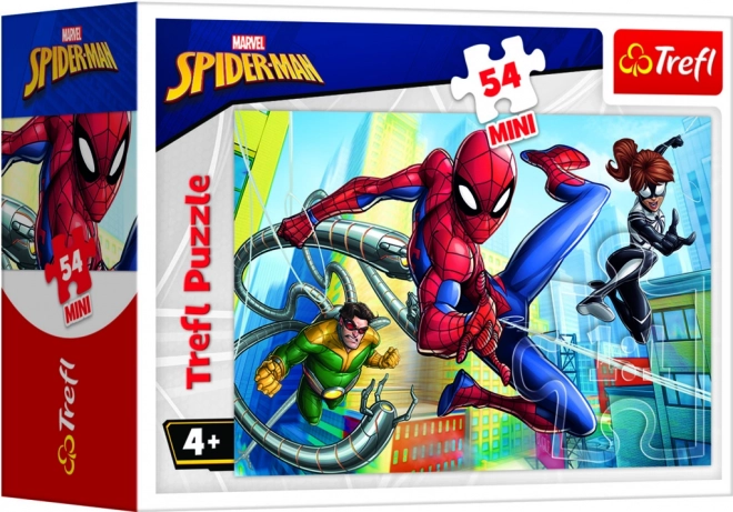 Minipuslespil 54 brikker Spider-Man fra Trefl