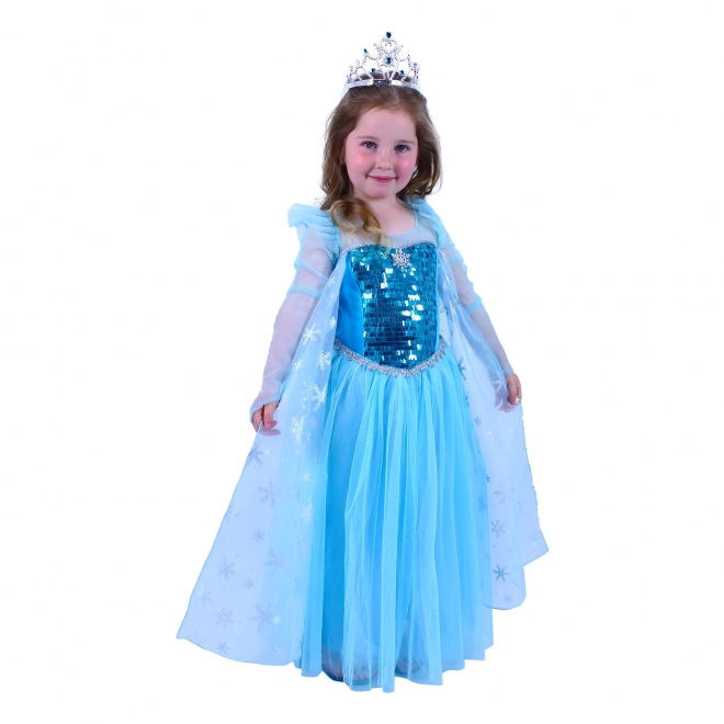 Børnekostume sneprinsesse (M)