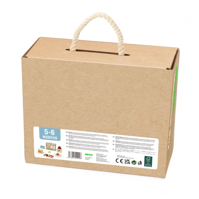 Tooky Toy stor montessori læringsboks 6i1