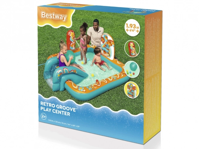 Bestway Retro Groove oppusteligt legecenter