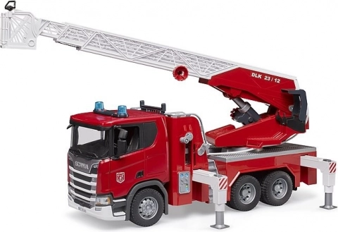 Scania brandbil til børn med stige og vandkanon
