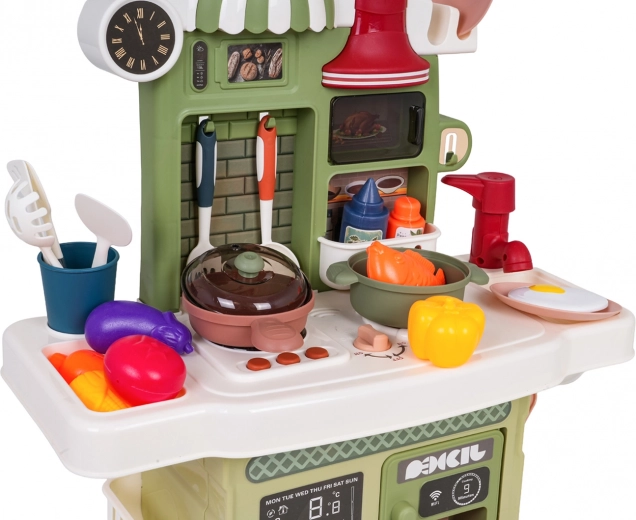 Funktionel hane med rindende vand