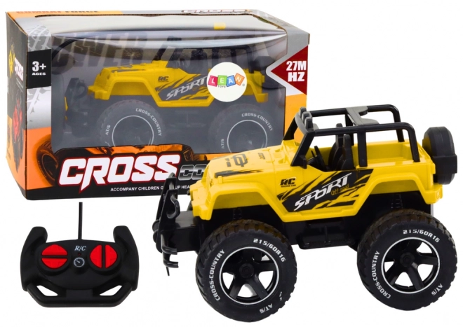 Race RC Terræn Bil 1:18 Gul
