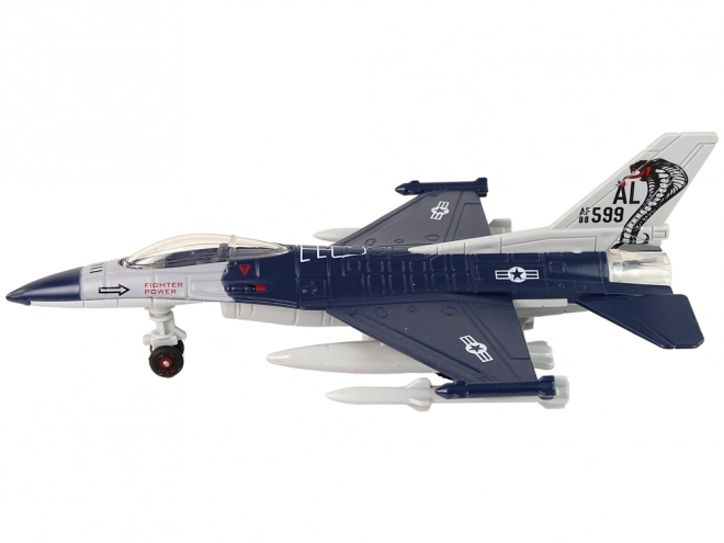 Funktionel flymodel med lys og lyde 1:72