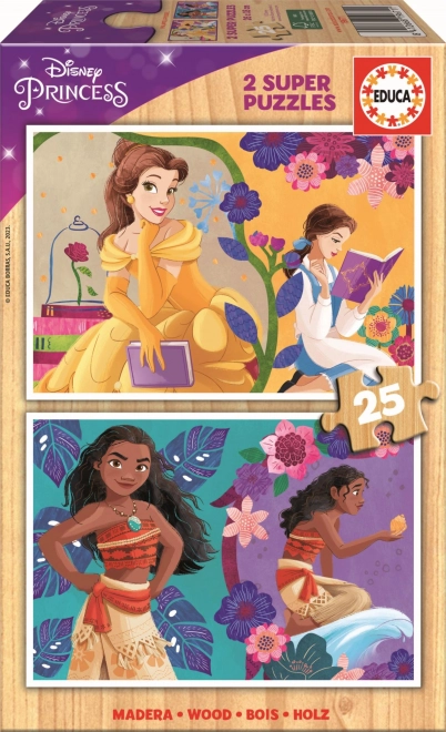 Educa træpuslespil Disney prinsesser 25 brikker