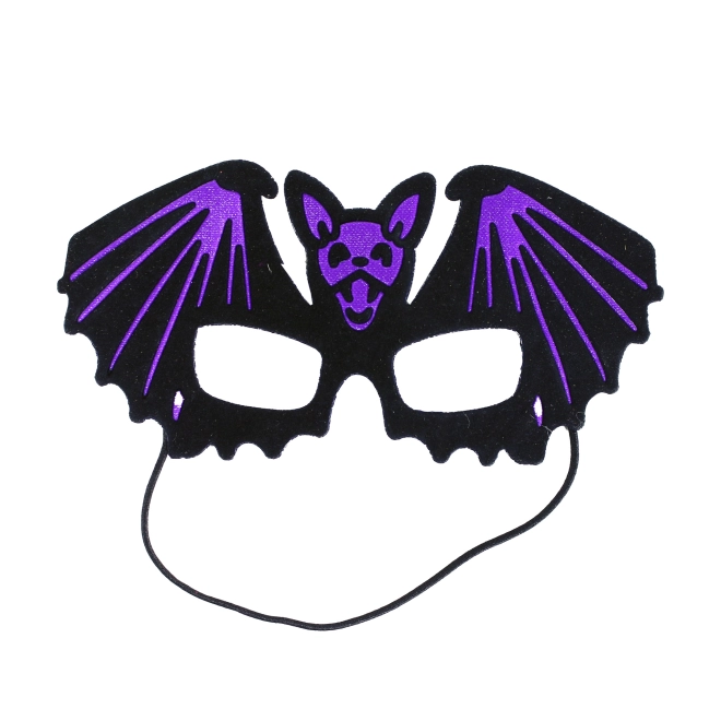 Stilfuld maske med flagermus