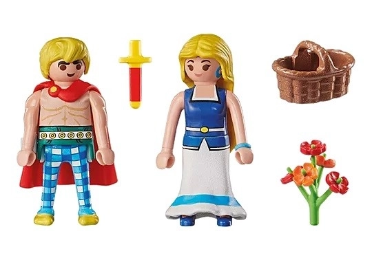 Sæt Asterix Tragikomik og Falbala