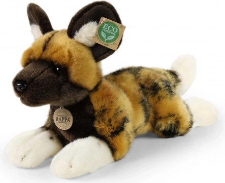 Plys hund (afrikansk vildhund) 28 cm RAPPA eco-friendly