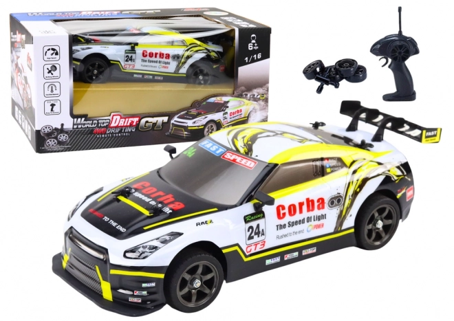 RC Drift Sportbil 1:16 med Udskiftelige Hjul