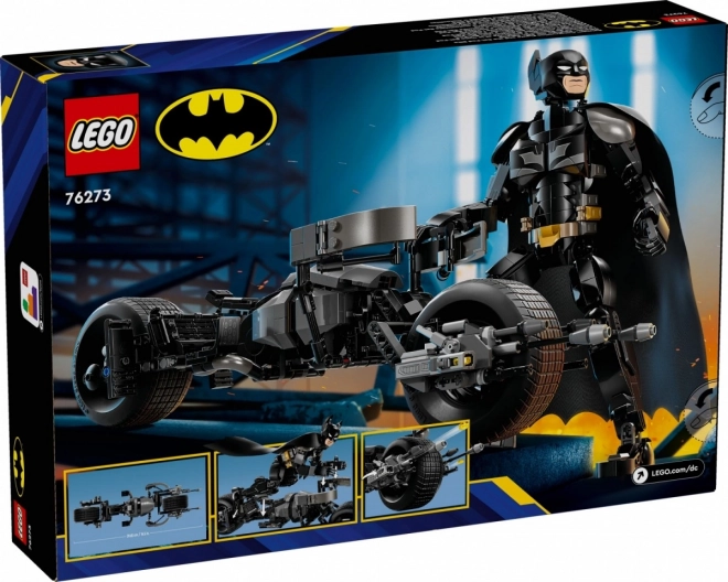 LEGO® DC Batman™ 76273 Byggbar figur: Batman™ og Bat-Pod motorcykel
