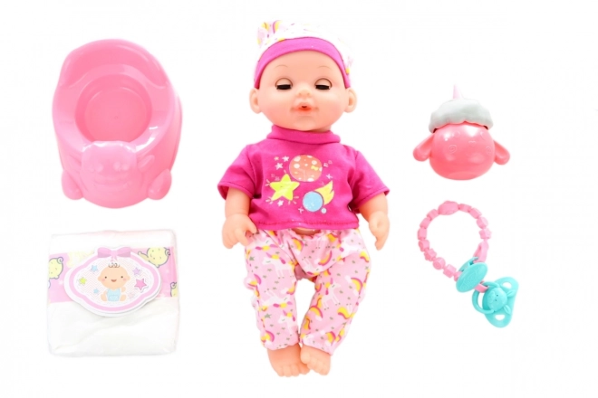 Panenka Tutu Babydukke 30 cm med tissefunktion og lyde
