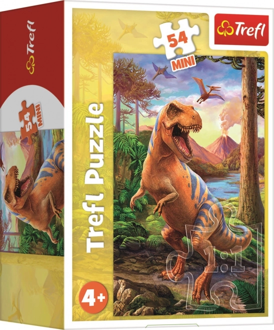 Minipuslespil Dinosaurer - 54 brikker