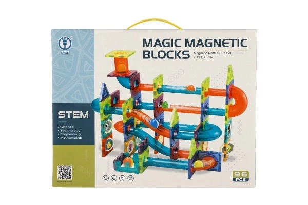 Magnetisk kuglebygningssæt - 96 dele