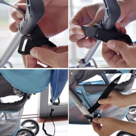 Hurtig og solid fastgørelse med velcro