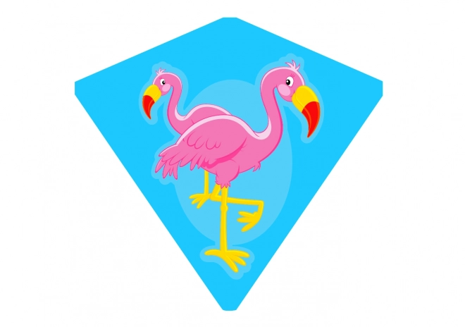 Flyvende drage flamingo 68 x 73 cm - tjekkisk emballage