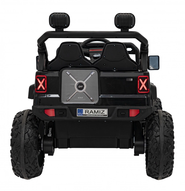 Børne elektrisk off-road bil sort