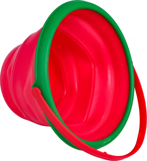 Sammenklappelig spand, der sparer plads