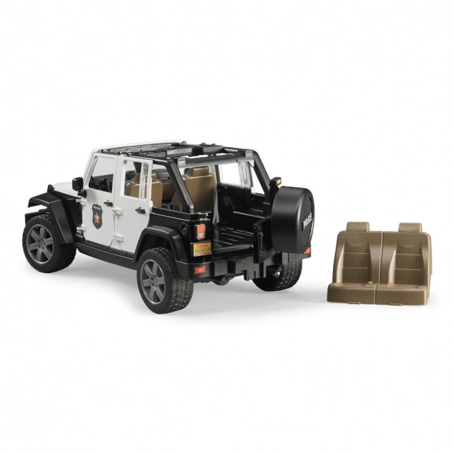 Bruder Jeep Wrangler Rubicon Politi
