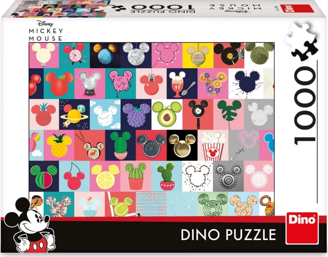 Puslespil 1000 brikker Mickey Mouse
